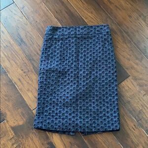 J. Crew skirt - size 2 lined-blue